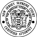 New Jersey Supreme Court Certified Attorney